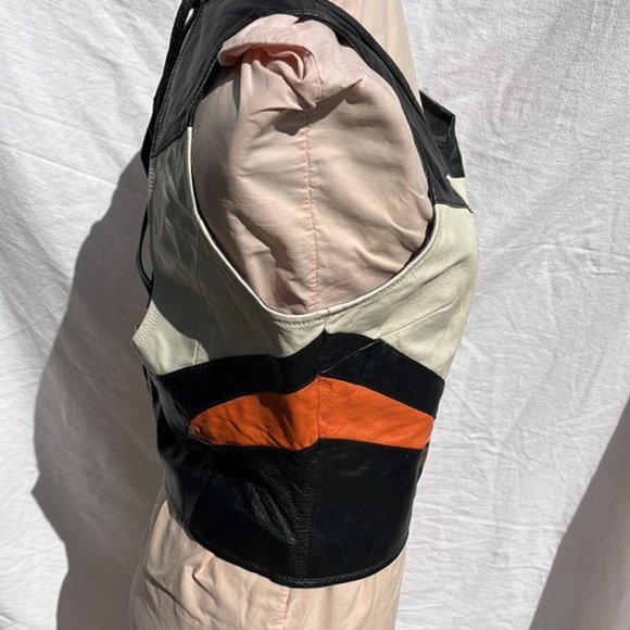 Vintage Tony Stewart Nascar Leather Vest The Home Depot XXL - Picture 3 of 13